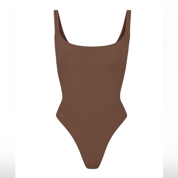 SKIMS Other - NWT Skims Fits Everybody High Cut Body Suit Sz 3X Color Cocoa